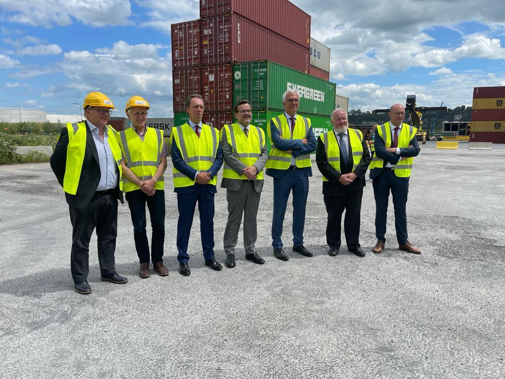 Rob Harisson (DPWorld) - Johan Gemels (LCT) - Jacques Vandermeiren (Port of Antwerp) - Willy De Meyer (Haven Luik-Port de Liège) - Luc Arnouts (Port of Antwerp) - Emile-Louis Bertrand (Haven Luik-Port de Liège) - Philippe Beaujean (Port of Antwerp)