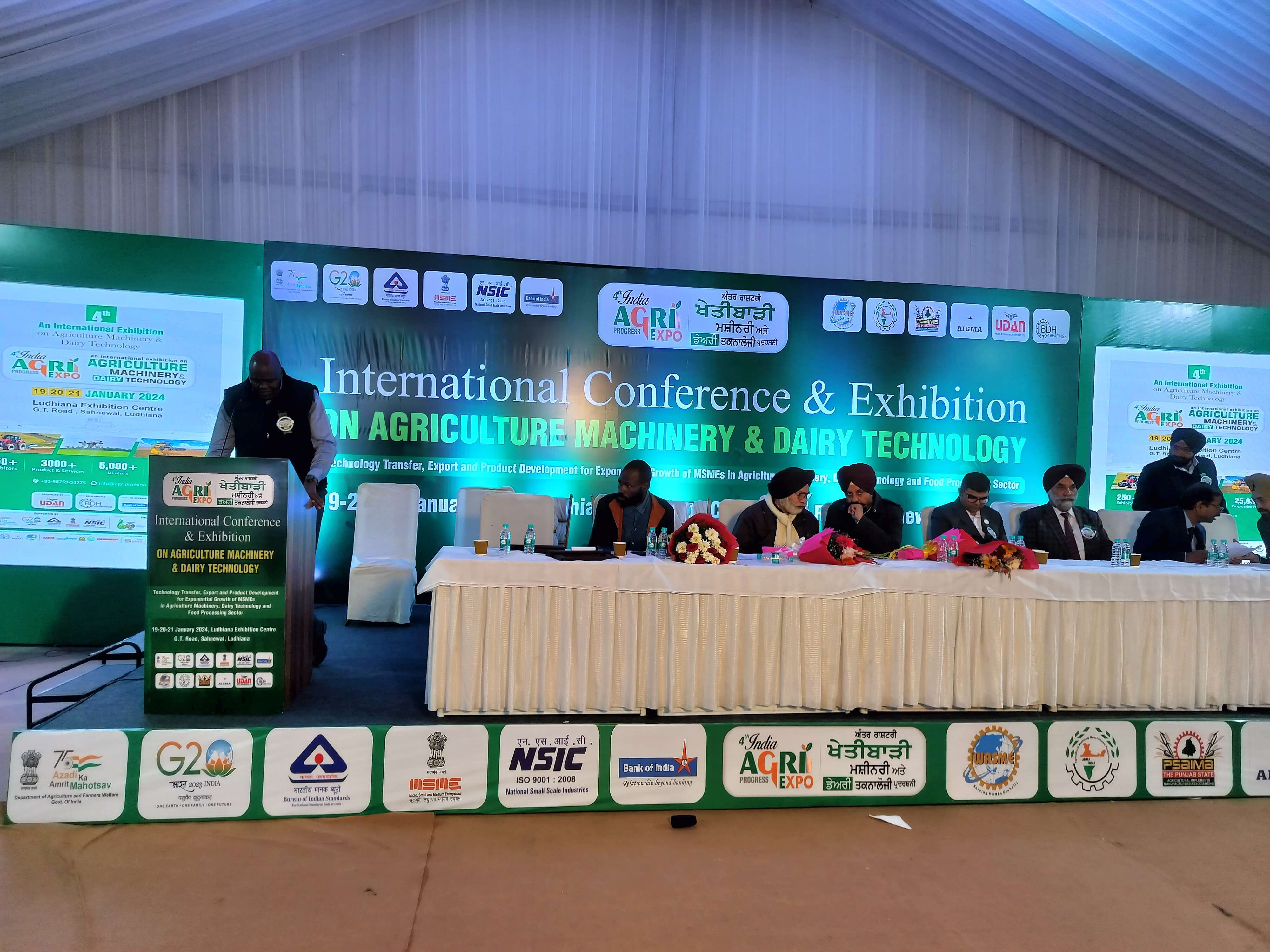Panellists at the India-Africa Dialogue on Farm Mechanization Panellists at the India-Africa Dialogue on Farm Mechanization