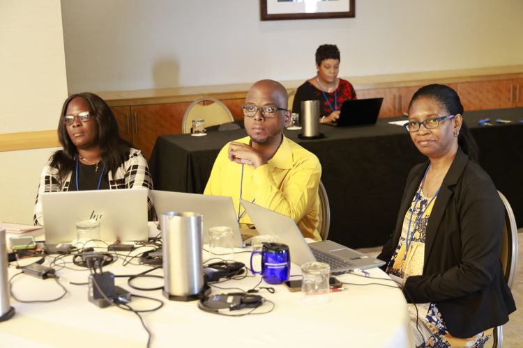 Participants pictured at the Re-Launch of the Enhanced Country Poverty Assessment Programme Opening Ceremony and Data Anonymisation Workshop