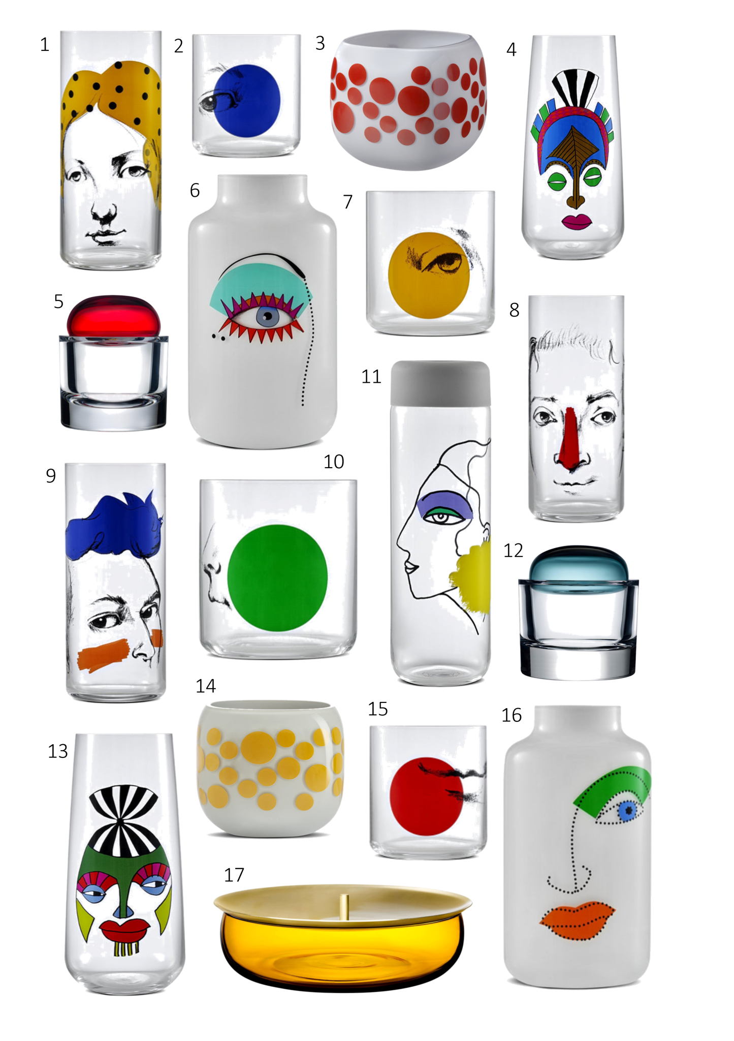 1. Finesse Rock & Pop Highball Glasses 4pk, EUR €37, US $54, INT $43
2. Finesse Rock & Pop Whisky Glasses 4pk, EUR €37, US $54, INT $43
3. Mono Box Vase Medium, EUR €108, US $158, INT $127
4. Mirage Rock & Pop Highball Glasses 4pk, EUR €43, US $62, INT $49
5. Ecrin Lidded Vessel Small, EUR €62, US $91, INT $72
6. Mini Magnolia Rock & Pop Vase, EUR €55, US $81, INT $64
7. Finesse Rock & Pop Whisky Glasses 4pk, EUR €37, US $54, INT $43
8. Finesse Rock & Pop Highball Glasses 4pk, EUR €37, US $54, INT $43
9. Finesse Rock & Pop Highball Glasses 4pk, EUR €37, US $54, INT $43
10. Finesse Rock & Pop Whisky Glasses 4pk, EUR €37, US $54, INT $43
11. Finesse Rock & Pop Jug, EUR €53, US $77, INT $62
12. Ecrin Lidded Vessel Large, EUR €121, US $177, INT $141
13. Mirage Rock & Pop Highball Glasses 4pk, EUR €43, US $62, INT $49
14. Mono Box Vase Medium, EUR €108, US $158, INT $127
15. Finesse Rock & Pop Whisky Glasses 4pk, EUR €37, US $54, INT $43
16. Mini Magnolia Rock & Pop Vase, EUR €55, US $81, INT $64
17. Beret Storage Box Medium, EUR €138, US $202, INT $161 1. Finesse Rock & Pop Highball Glasses 4pk, EUR €37, US $54, INT $43
2. Finesse Rock & Pop Whisky Glasses 4pk, EUR €37, US $54, INT $43
3. Mono Box Vase Medium, EUR €108, US $158, INT $127
4. Mirage Rock & Pop Highball Glasses 4pk, EUR €43, US $62, INT $49
5. Ecrin Lidded Vessel Small, EUR €62, US $91, INT $72
6. Mini Magnolia Rock & Pop Vase, EUR €55, US $81, INT $64
7. Finesse Rock & Pop Whisky Glasses 4pk, EUR €37, US $54, INT $43
8. Finesse Rock & Pop Highball Glasses 4pk, EUR €37, US $54, INT $43
9. Finesse Rock & Pop Highball Glasses 4pk, EUR €37, US $54, INT $43
10. Finesse Rock & Pop Whisky Glasses 4pk, EUR €37, US $54, INT $43
11. Finesse Rock & Pop Jug, EUR €53, US $77, INT $62
12. Ecrin Lidded Vessel Large, EUR €121, US $177, INT $141
13. Mirage Rock & Pop Highball Glasses 4pk, EUR €43, US $62, INT $49
14. Mono Box Vase Medium, EUR €108, US $158, INT $127
15. Finesse Rock & Pop Whisky Glasses 4pk, EUR €37, US $54, INT $43
16. Mini Magnolia Rock & Pop Vase, EUR €55, US $81, INT $64
17. Beret Storage Box Medium, EUR €138, US $202, INT $161