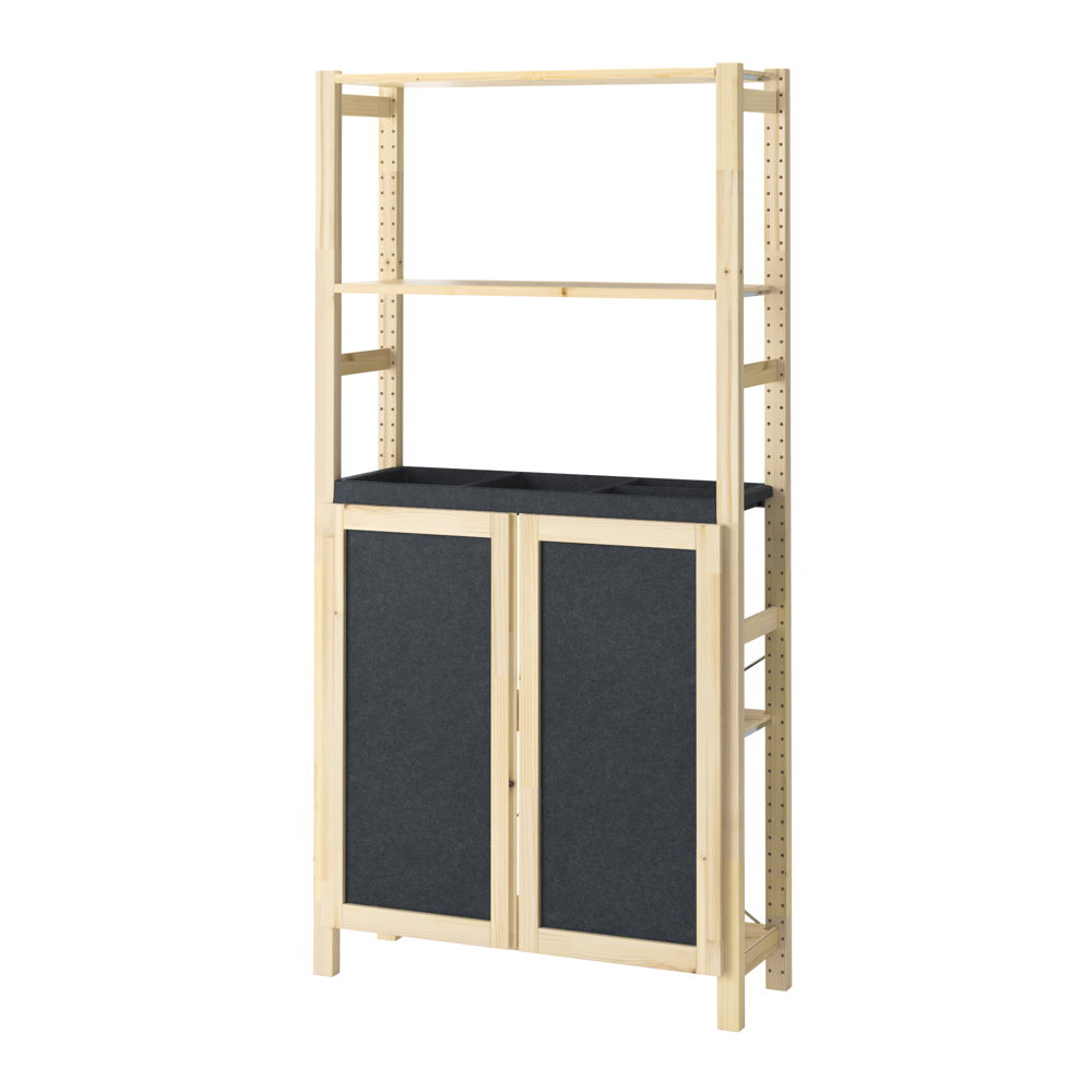 IKEA_Back to school 23_IVAR shelving unit with doors_€167_PE897709 IKEA_Back to school 23_IVAR shelving unit with doors_€167_PE897709