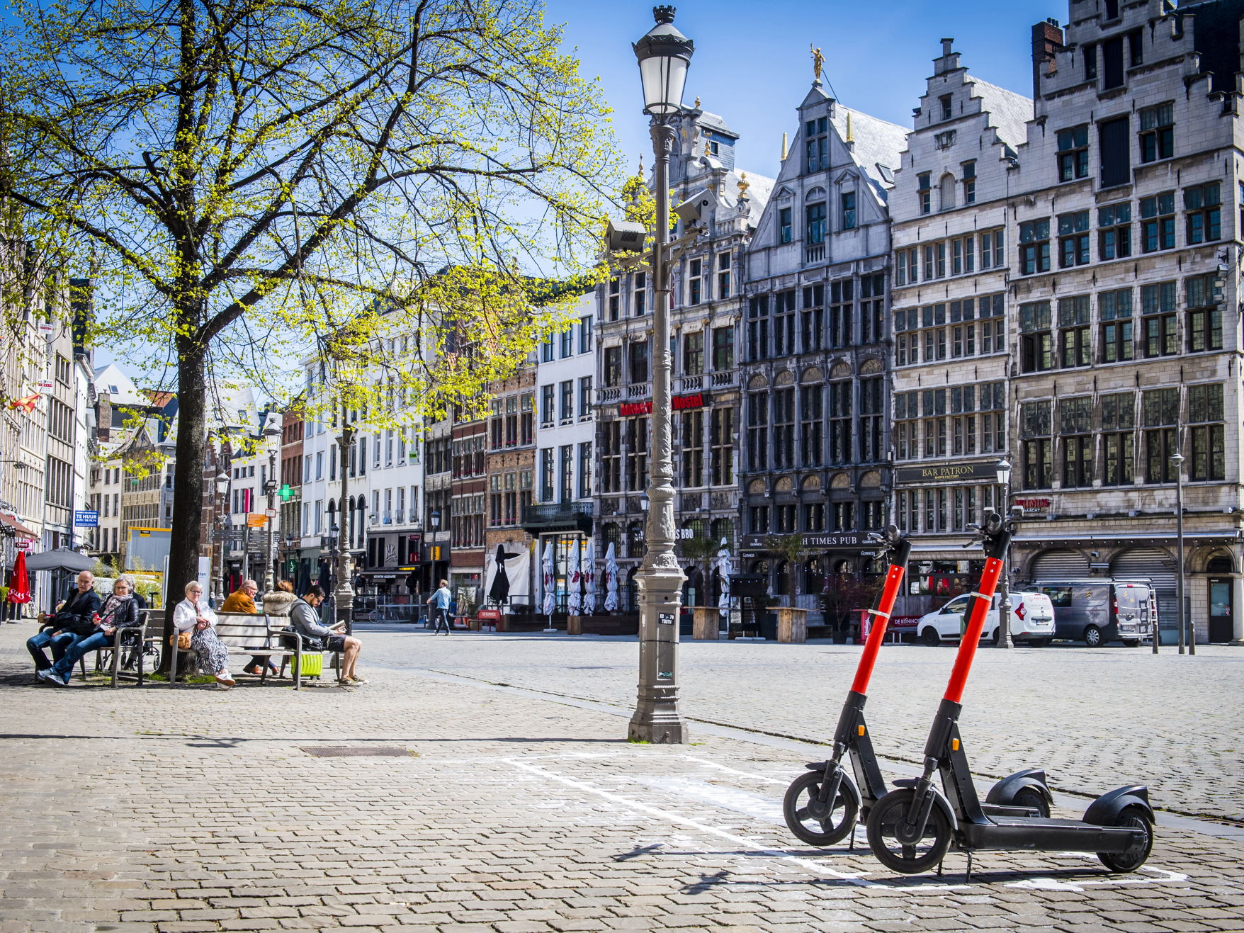 Uitbreiding no park zone voor deelsteps binnen Leien