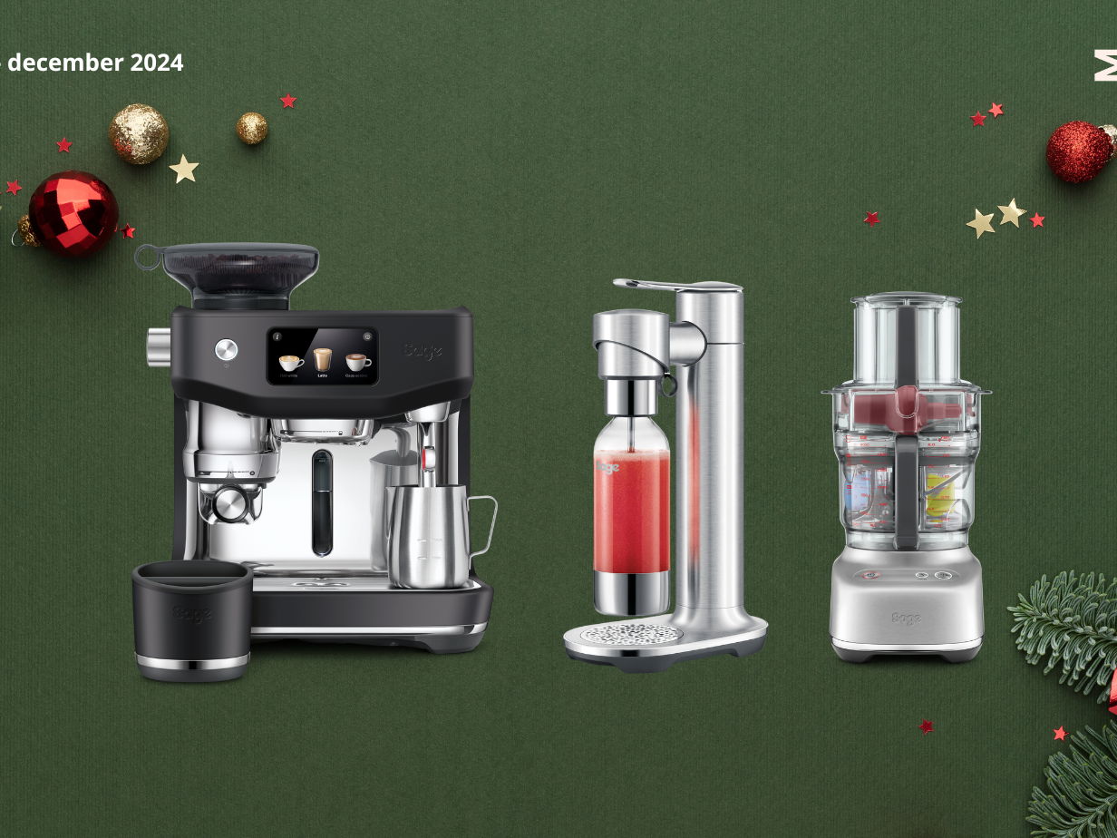 SOS holiday stress: verras met de keukenapparatuur van Sage Appliances