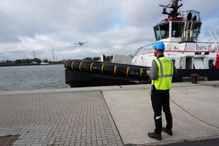 samenwerking - Port of Antwerp & European Maritime Safety Agency (EMSA) - copyright Port of Antwerp 
