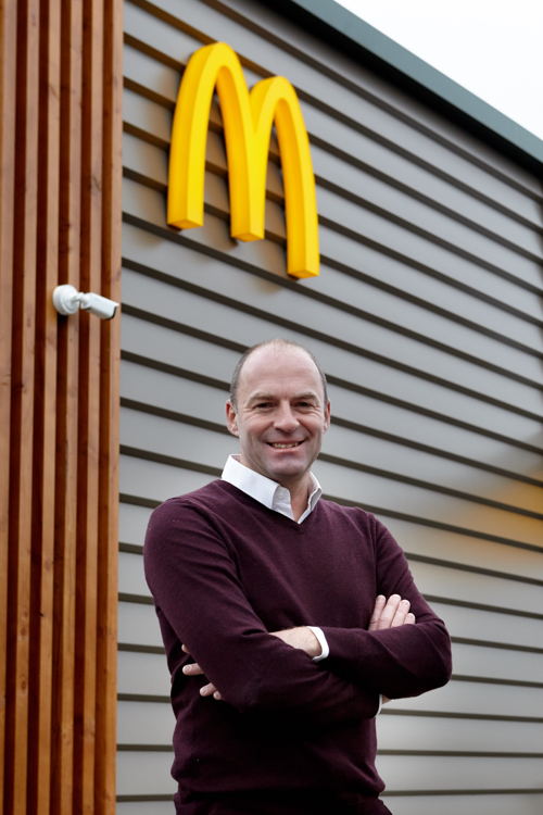 Benoit Lambeau, le franchisé du nouveau restaurant McDonald's à Lodelinsart.