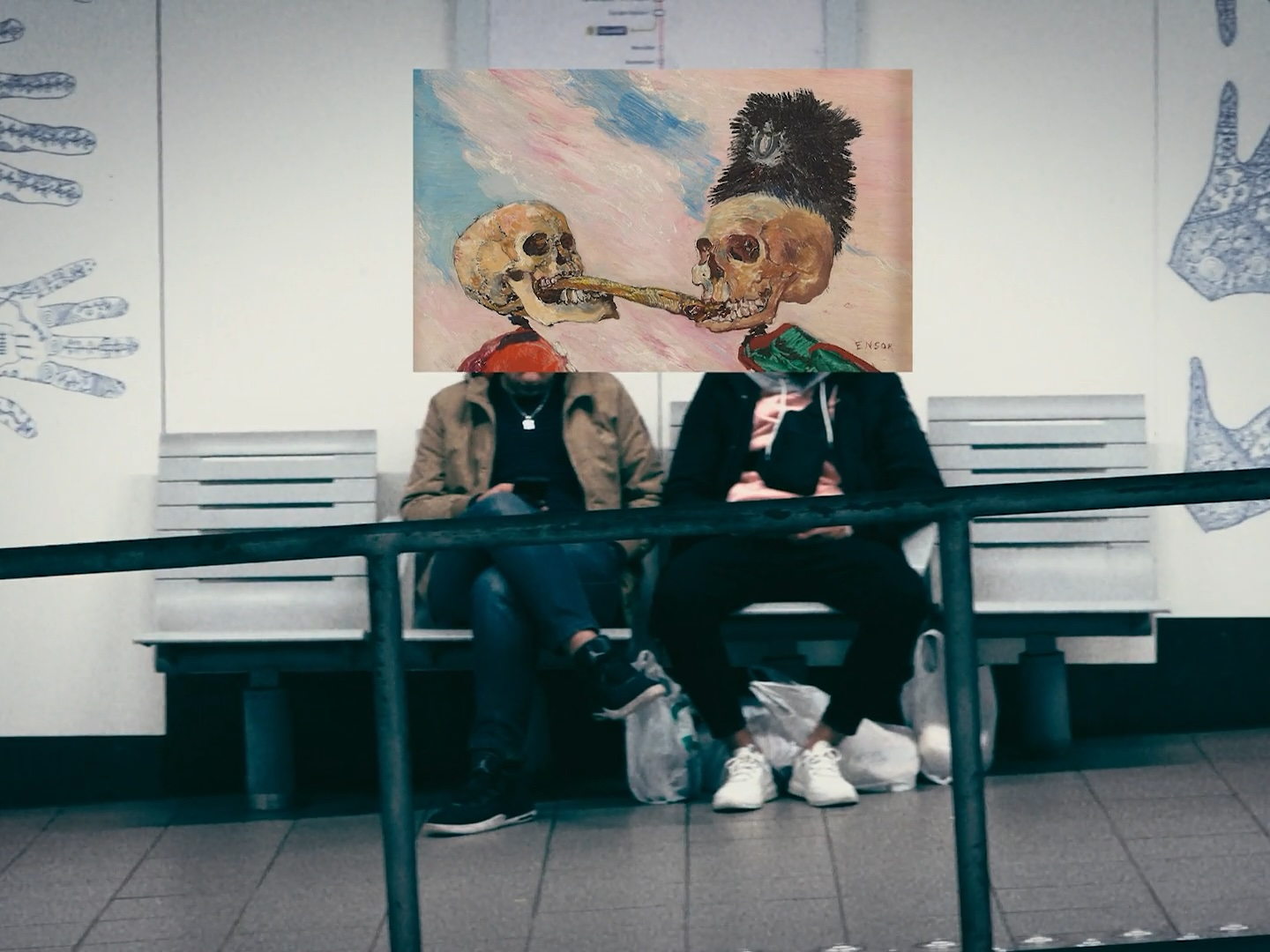 Bruut. Briljant: Brussel als canvas voor James Ensor campagne, door Fightclub en KBR. 