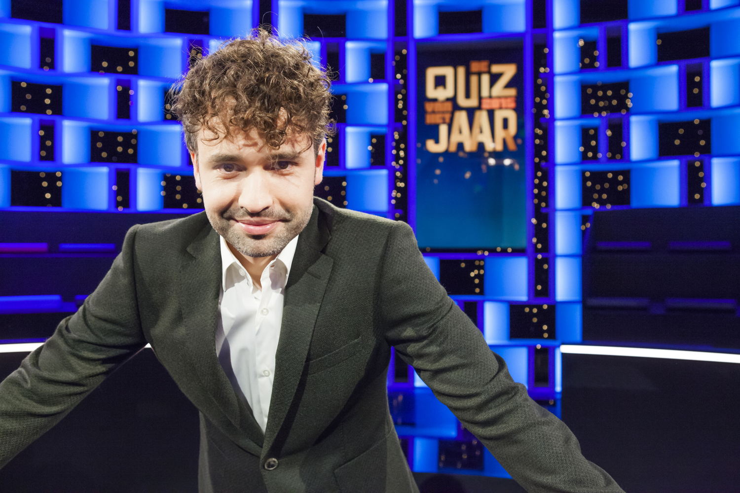 Thomas Vanderveken in De quiz van het jaar.
(c) VRT