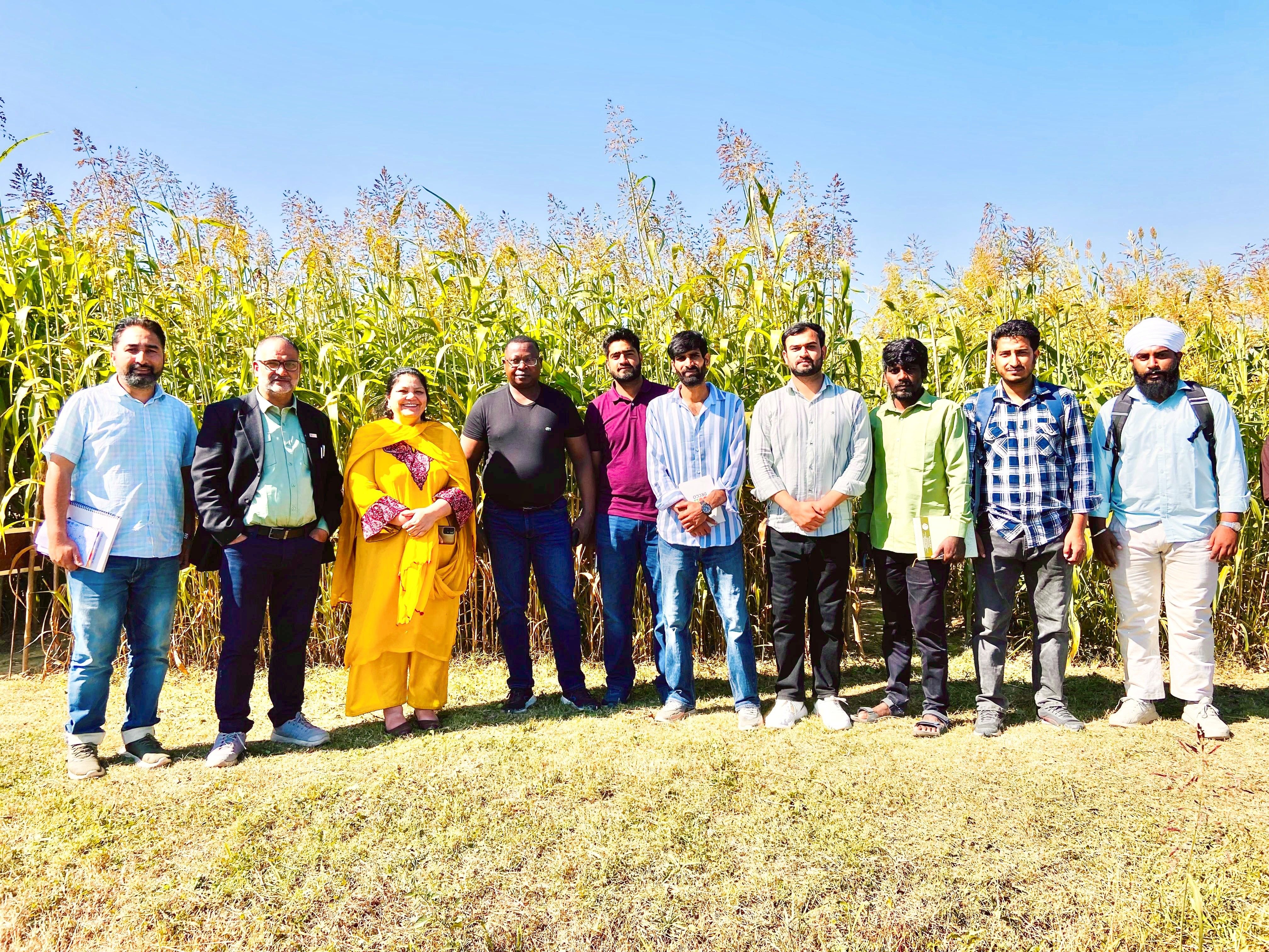 The team from ICRISAT and SKAUST.