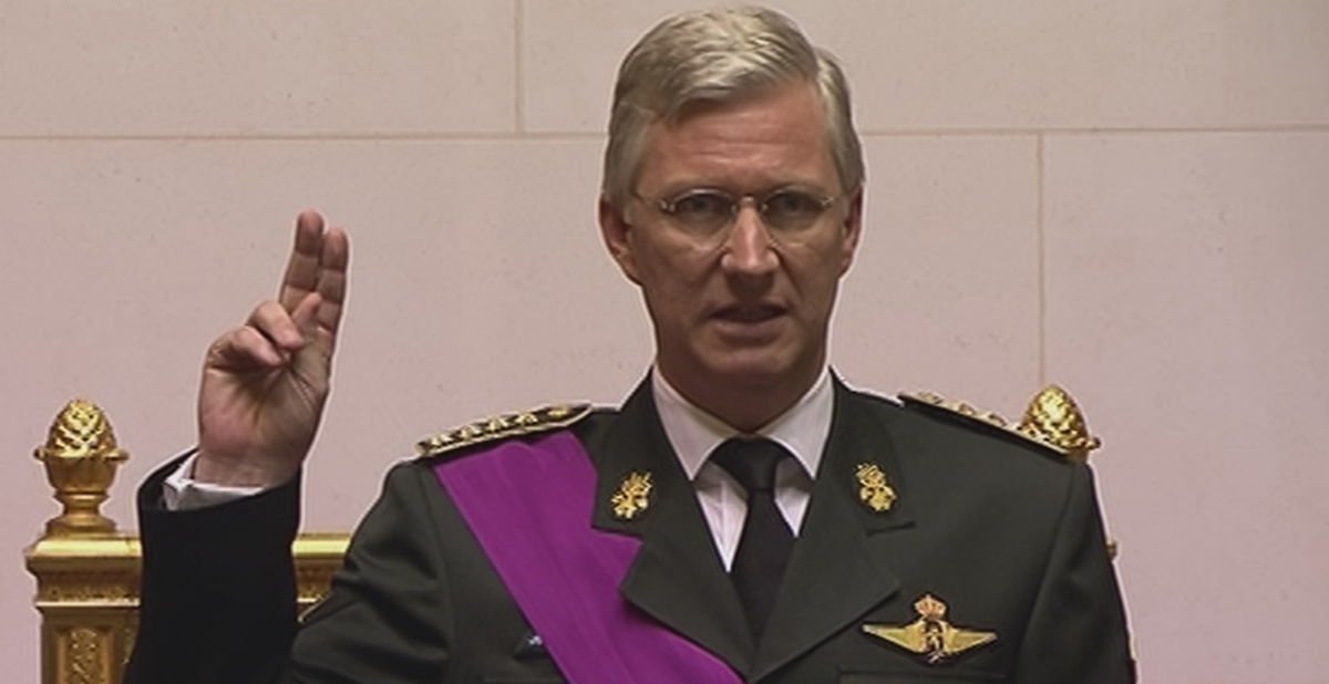 Filip legt de eed af als zevende koning van België - (c) VRT