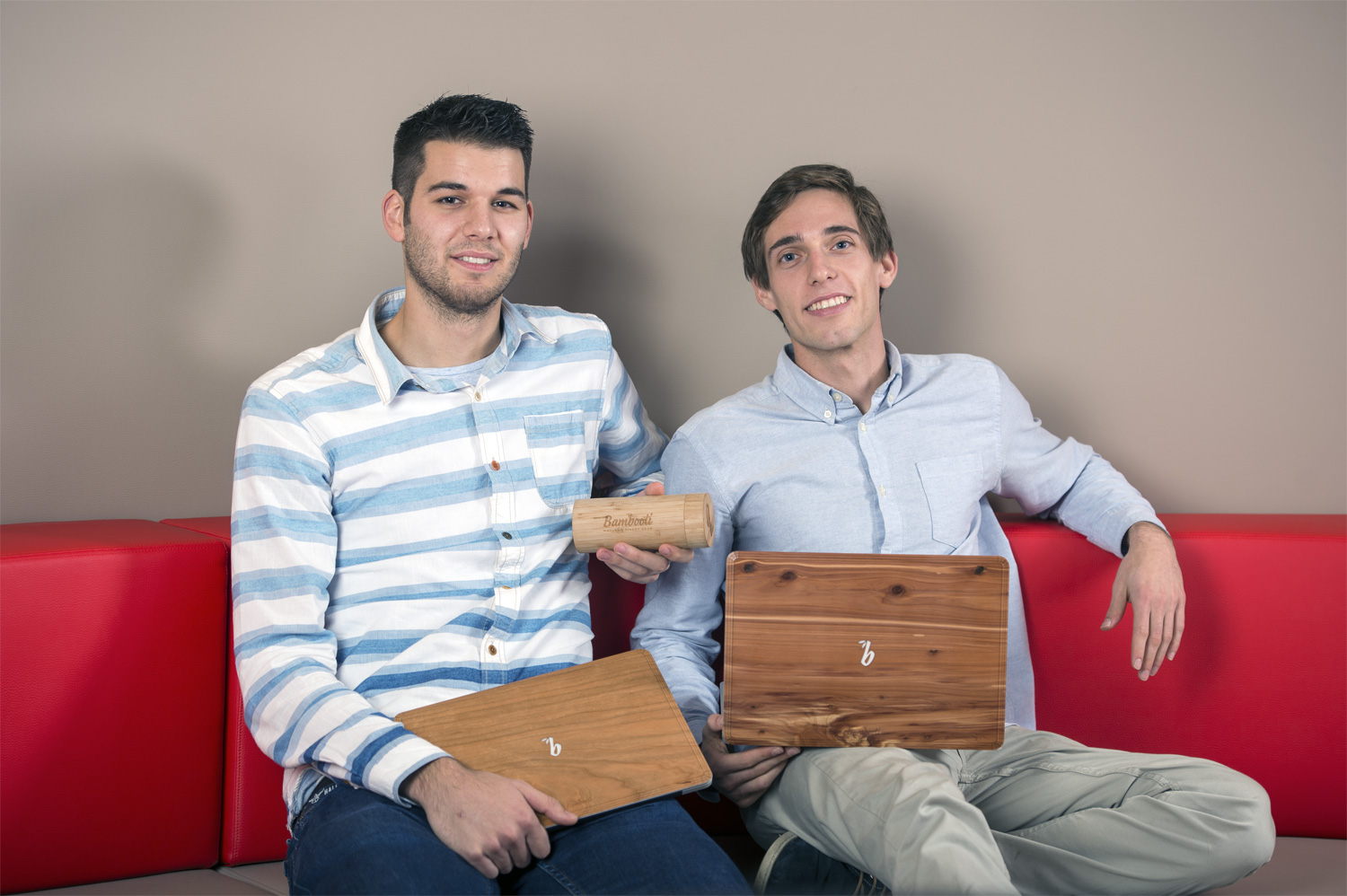 Freek Gielen & Peter Van Moll, founders Bambooti