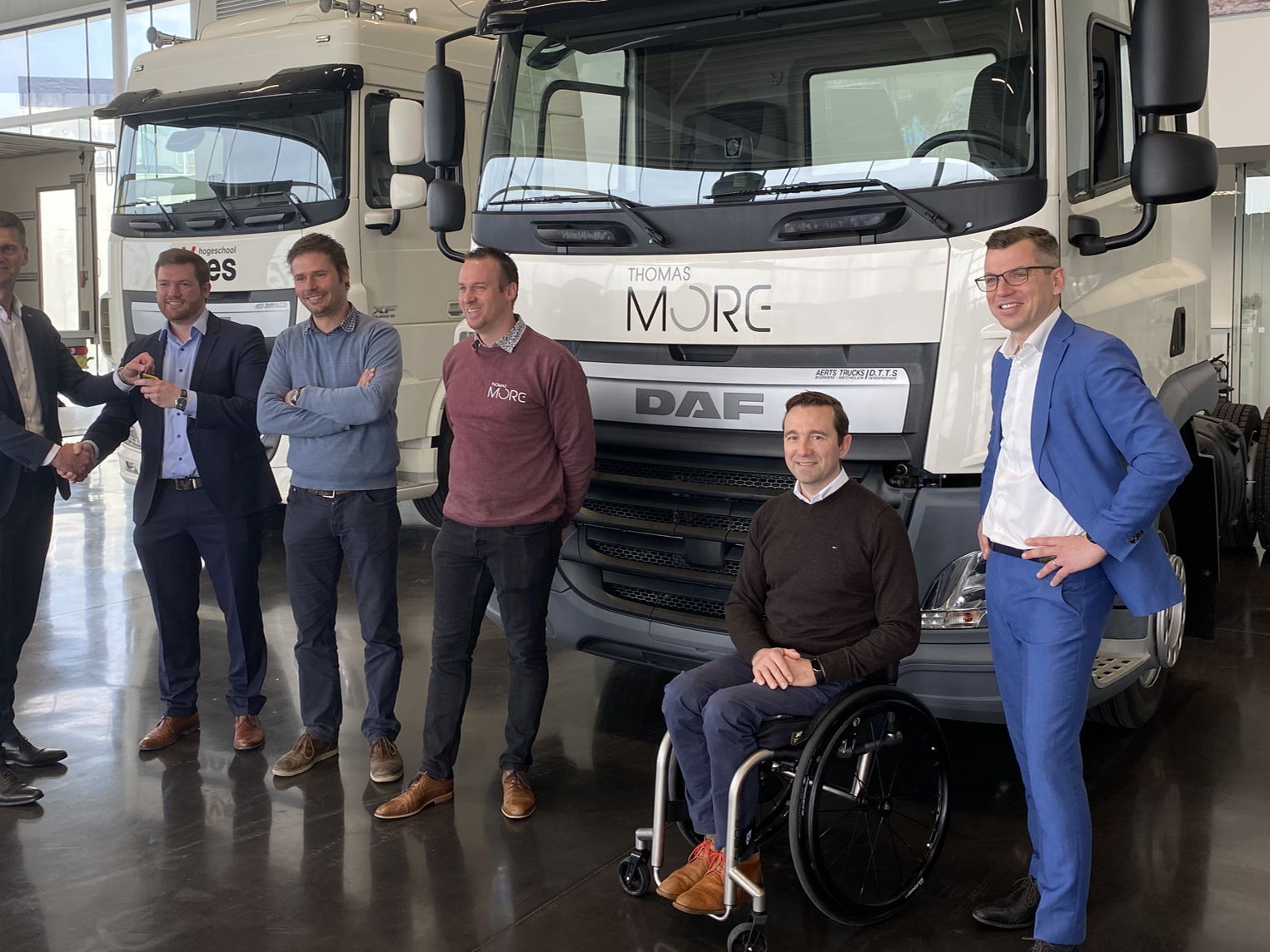 Een DAF-truck voor Thomas More