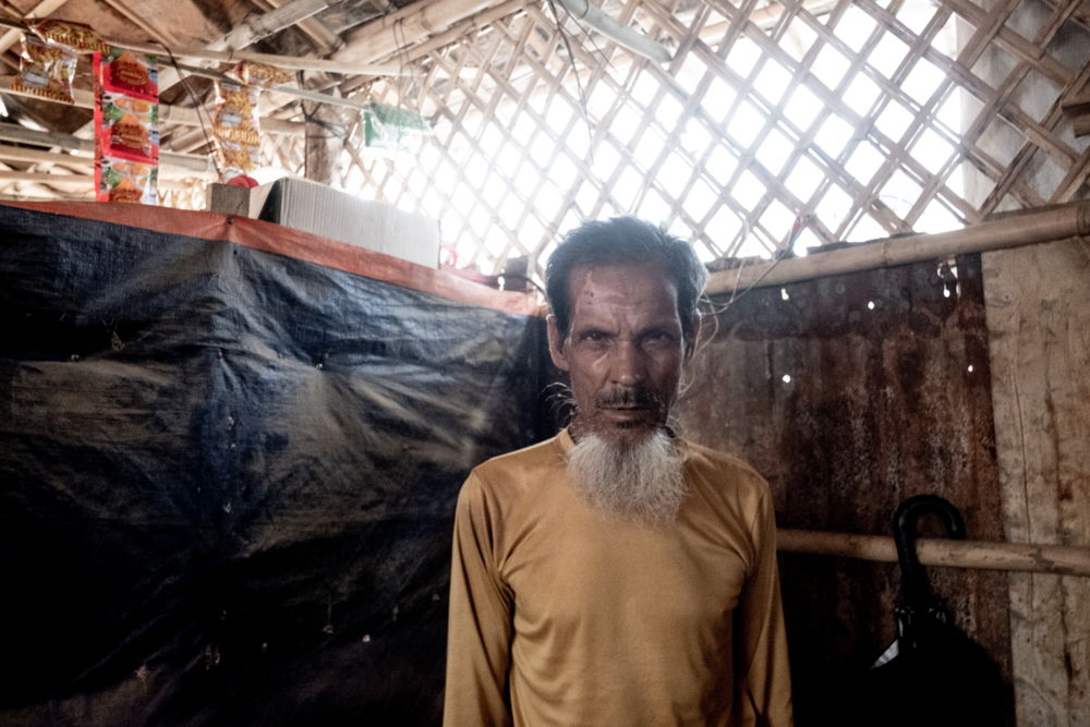 "Mi mayor miedo es no poder volver a Myanmar". Amir Ali (65 años), refugiado rohingya en Cox's Bazar 
