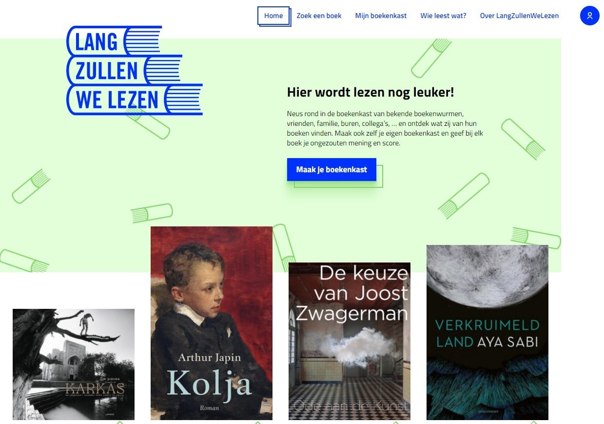 Boekenplatform Langzullenwelezen.be - screenshot