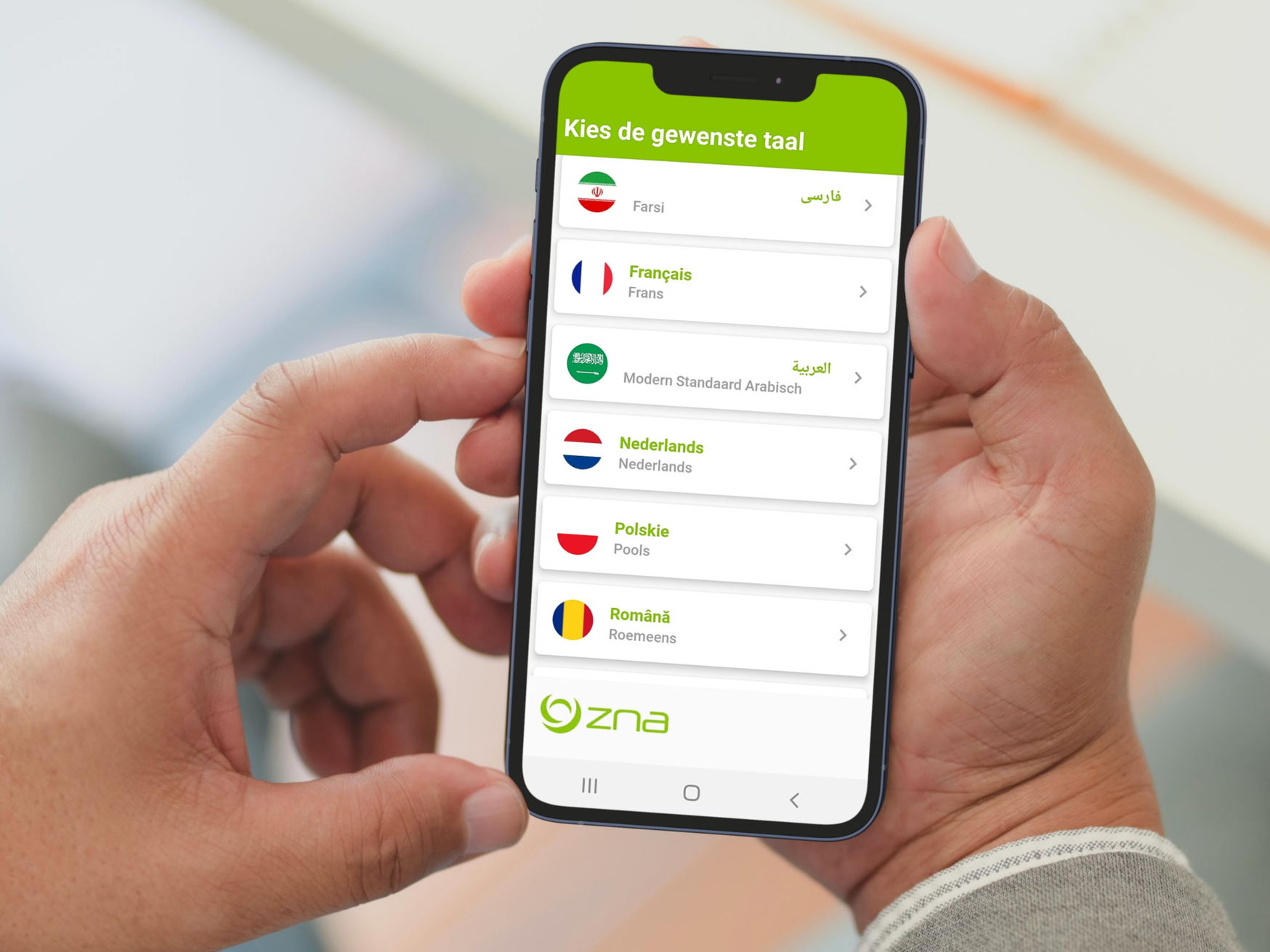 Primeur Benelux: ZNA lanceert app voor contacten met anderstalige patiënten