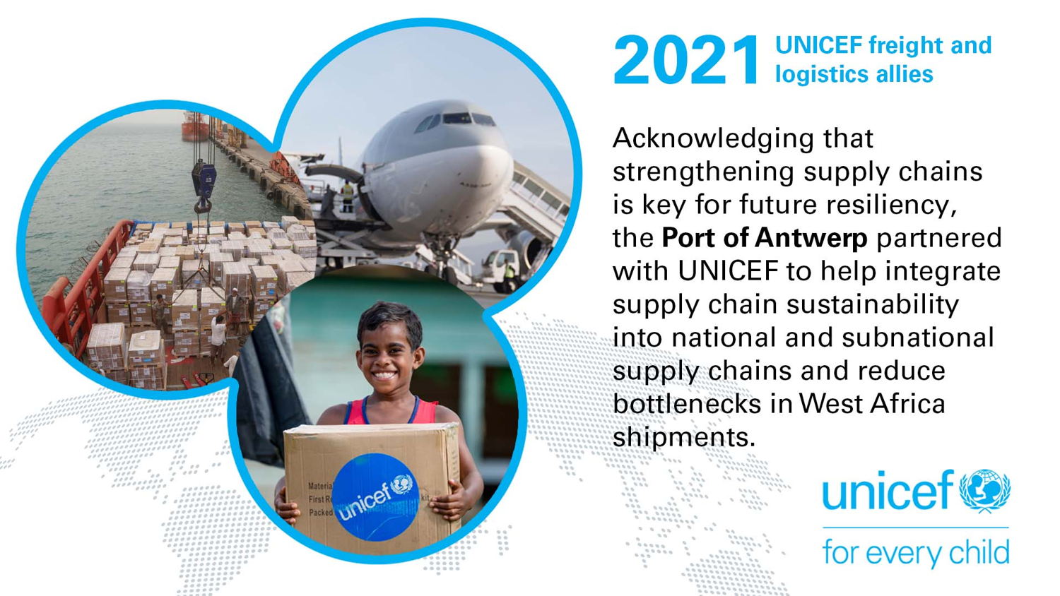 Port of Antwerp - Port of Cotonou - UNICEF