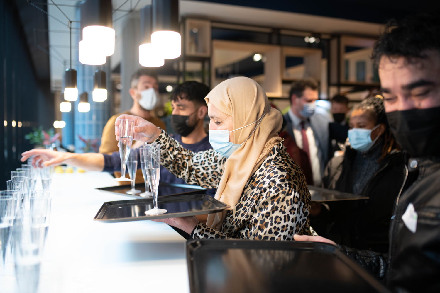 Sfeerbeeld kennismakingsdag horeca-opleiding 'Hospitality Heroes'. Copyright: Amadeao Truzzu.