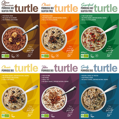 Preview: COMMUNIQUE DE PRESSE : Variez votre petit-déjeuner avec les porridges belges bio turtle !