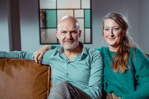 Kathleen en Gert, ouders van Maud (c) VRT