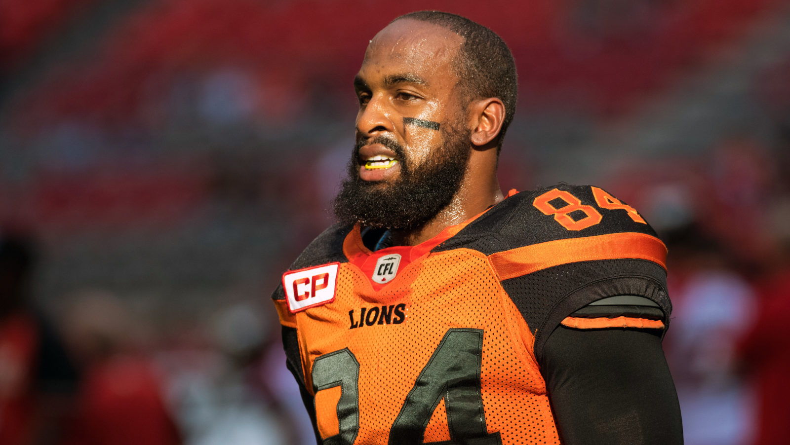 Arceneaux enters 2022 with nine CFL seasons to his name, including eight with the B.C. Lions. Photo credit: Jimmy Jeong/CFL.ca