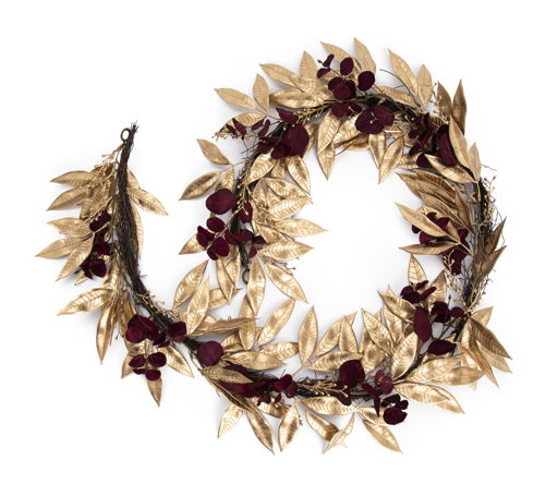 Habitat Metallic Foliage Garland, 4070050, £28