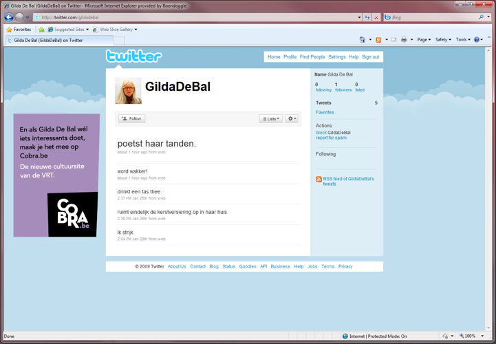 Online - Twitter - Gilda De Bal