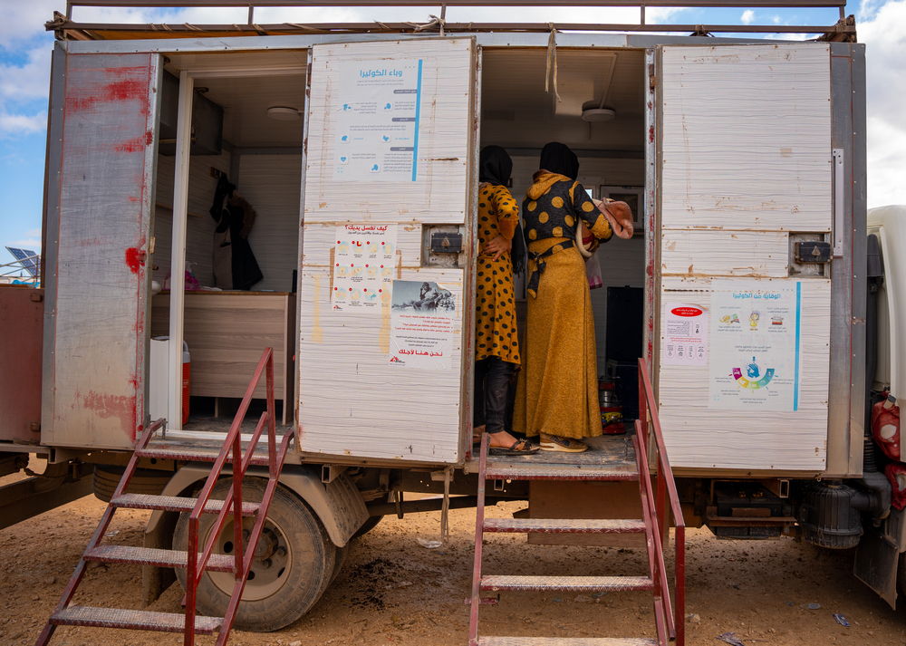 Clínica móvil de MSF © Abdulrahman Sadeq/MSF