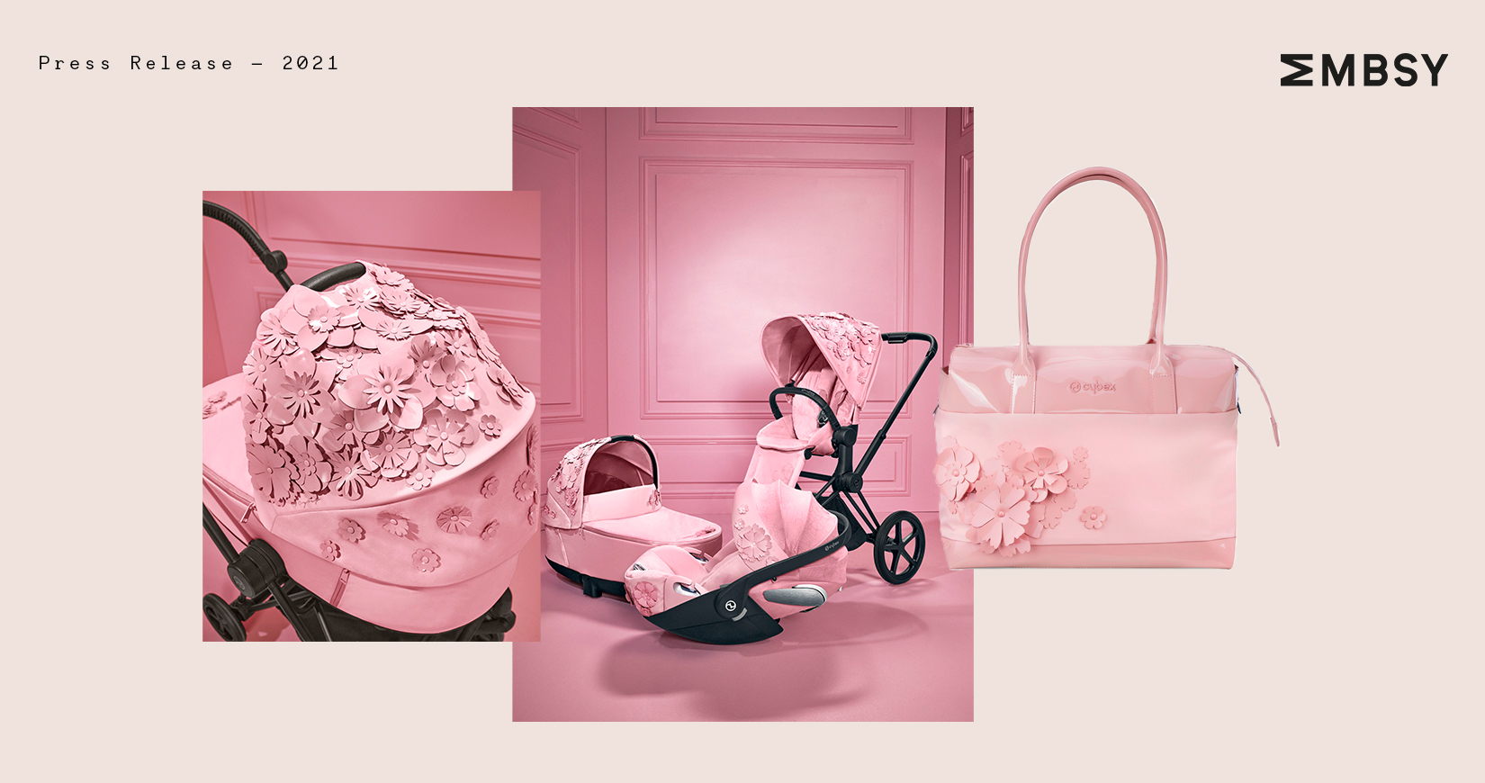 Chancelière Cybex - Collection Spring Blossom Beige