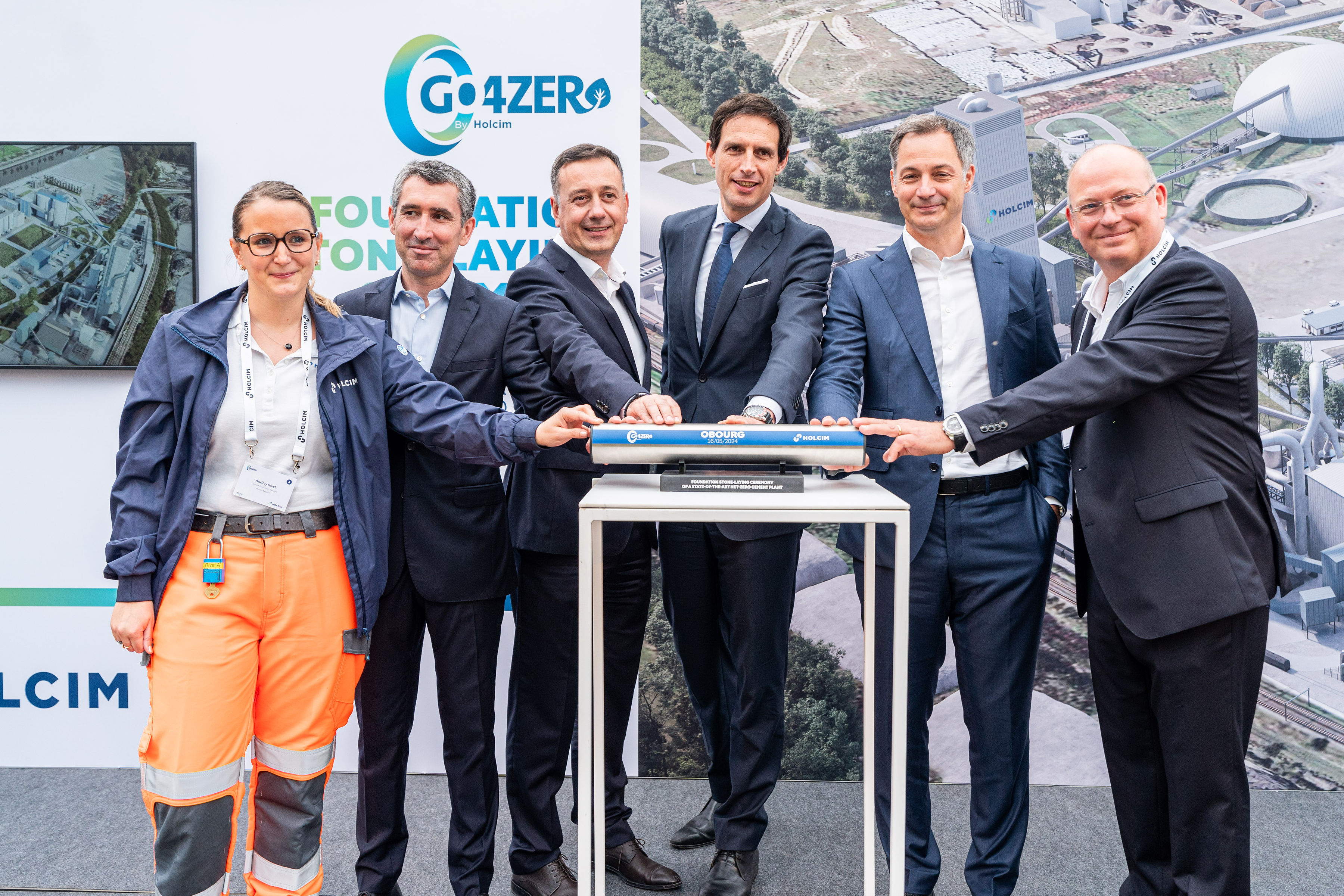 Holcim breaks ground of state-of-the-art GO4ZERO plant in Belgium for net-zero cement