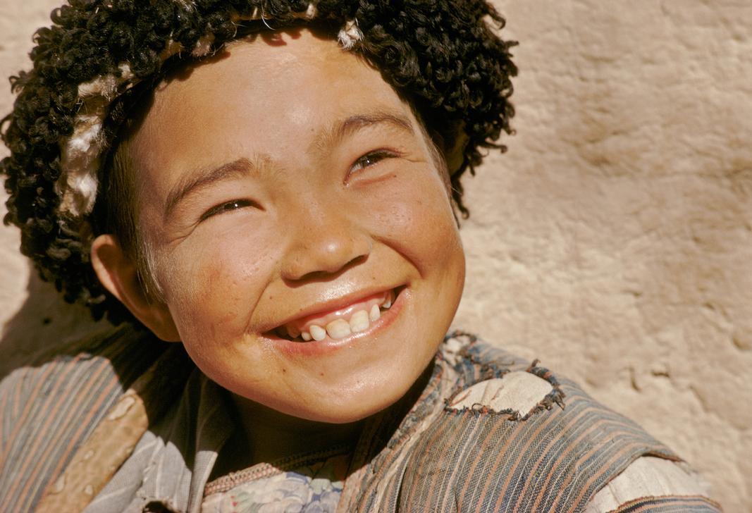 Portrait of a Turkmen Girl, Afghanistan, 1967. AKG1570523