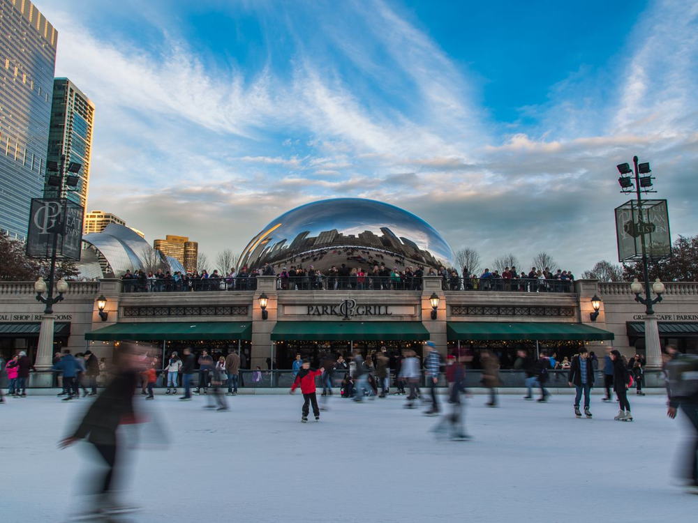 Ice Rink, Chicago, Illinois