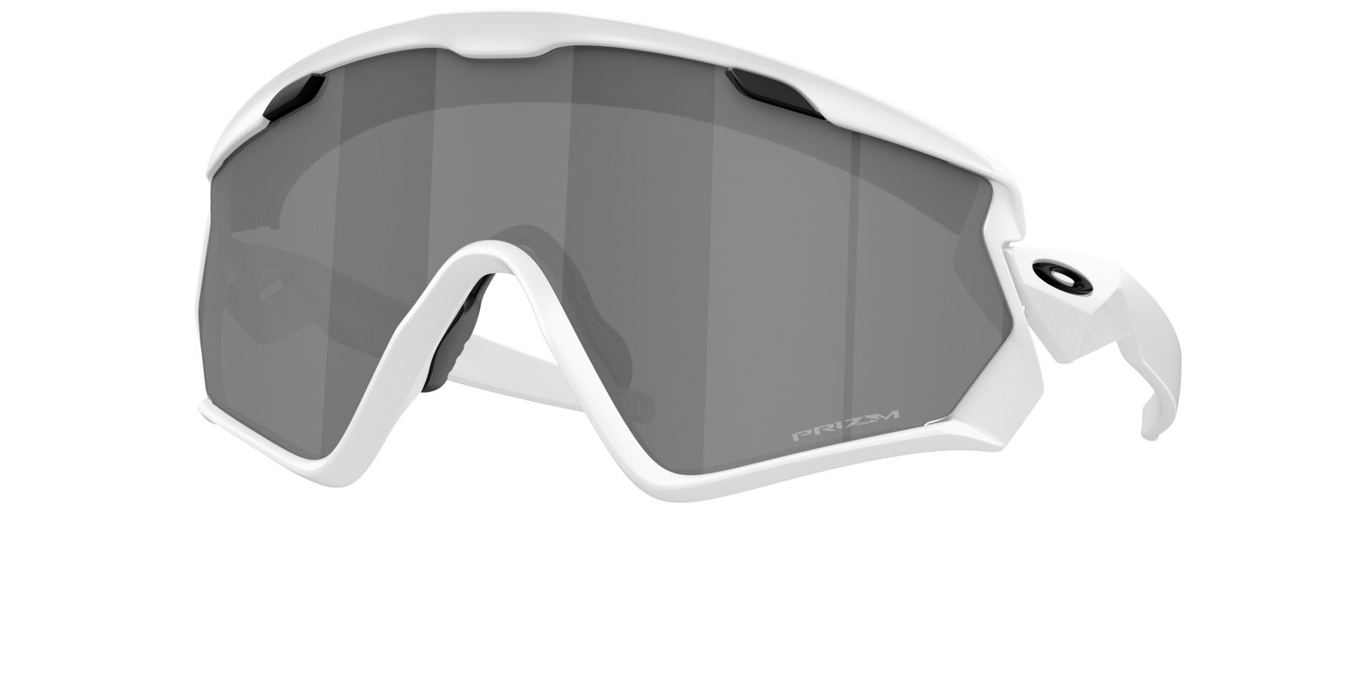 OAKLEY WIND JACKET 2.0 MATTE WHITE WITH PRIZM BLACK