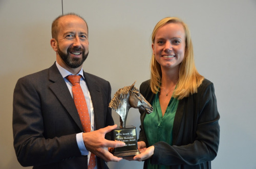Nazaré Storms, Belgian Equine Surgeon, Wins Top Award from British Equine Veterinary Association