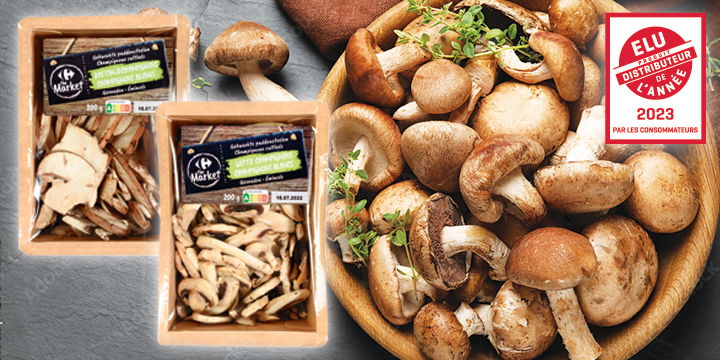 5_Carrefour Elu Produit de l année 2023_Les champignons The Market