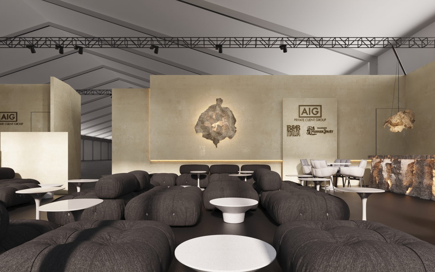 AIG Private Client Group Presents The Collectors Lounge designed by Alexis Cogul LLeonart and B&B Italia