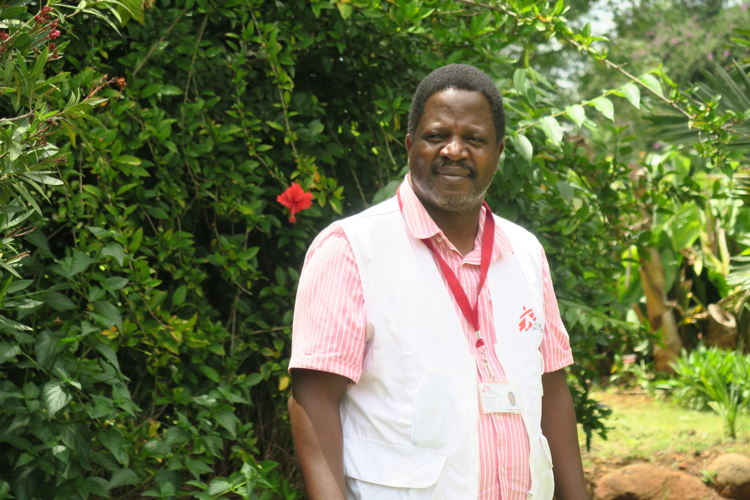 MSF Zimbabwe emergency coordinator, Herbert Mutubuki. Photographer: Caroline Gwature 