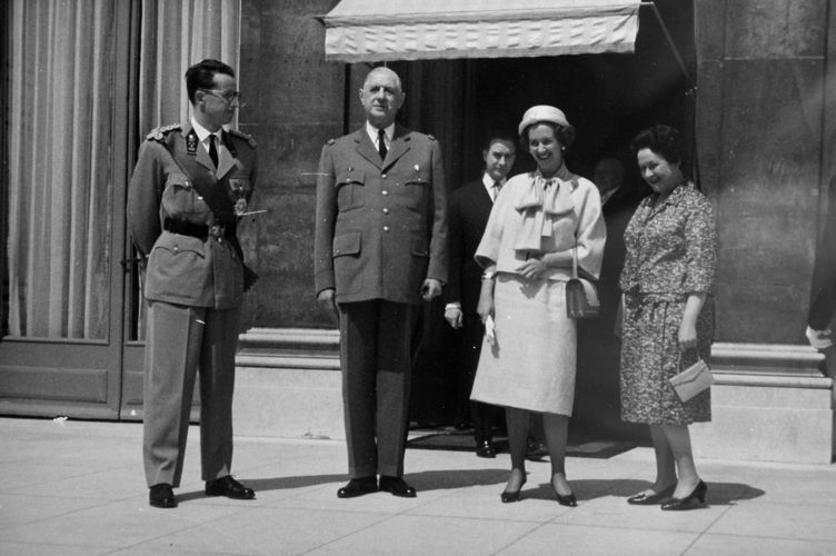Visite d'état du roi Baudouin et de la reine Fabiola en France, 1962 (c) Odette Dereze / GermaineImage / akg-images