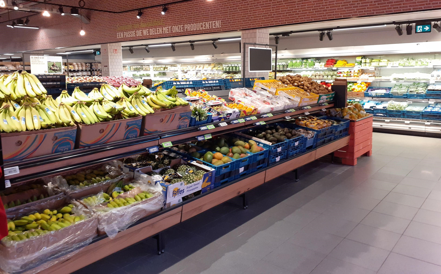 Delhaizesupermarkt Gent watersport volledig vernieuwd volgens gloednieuw supermarktconcept