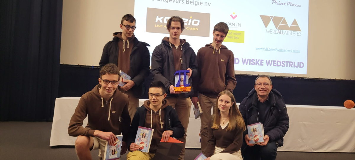 Team de Blije Bruintjes eindigde op de eerste plaats