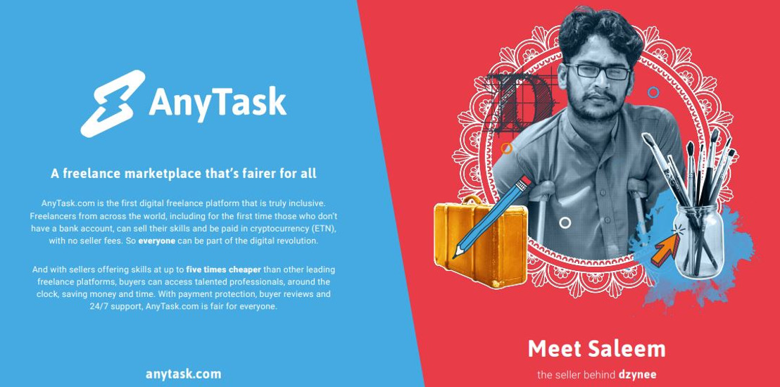 AnyTask, the first global freelance platform to add a translation system enabling billions speaking 109 languages to interact instantly