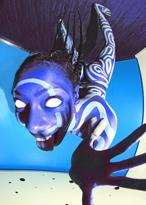 05. AiRich, DESCENDANTS FORM THE SKY, 2021, fotografie, collage, 150 x 100, Model Sharne Georgina