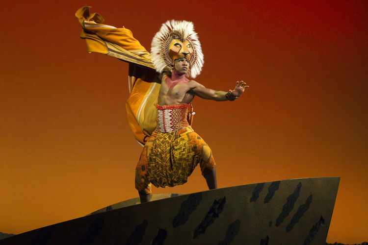 Dashaun Young as “Simba” in THE LION KING North American Tour. ©Disney.  Photo by Joan Marcus.