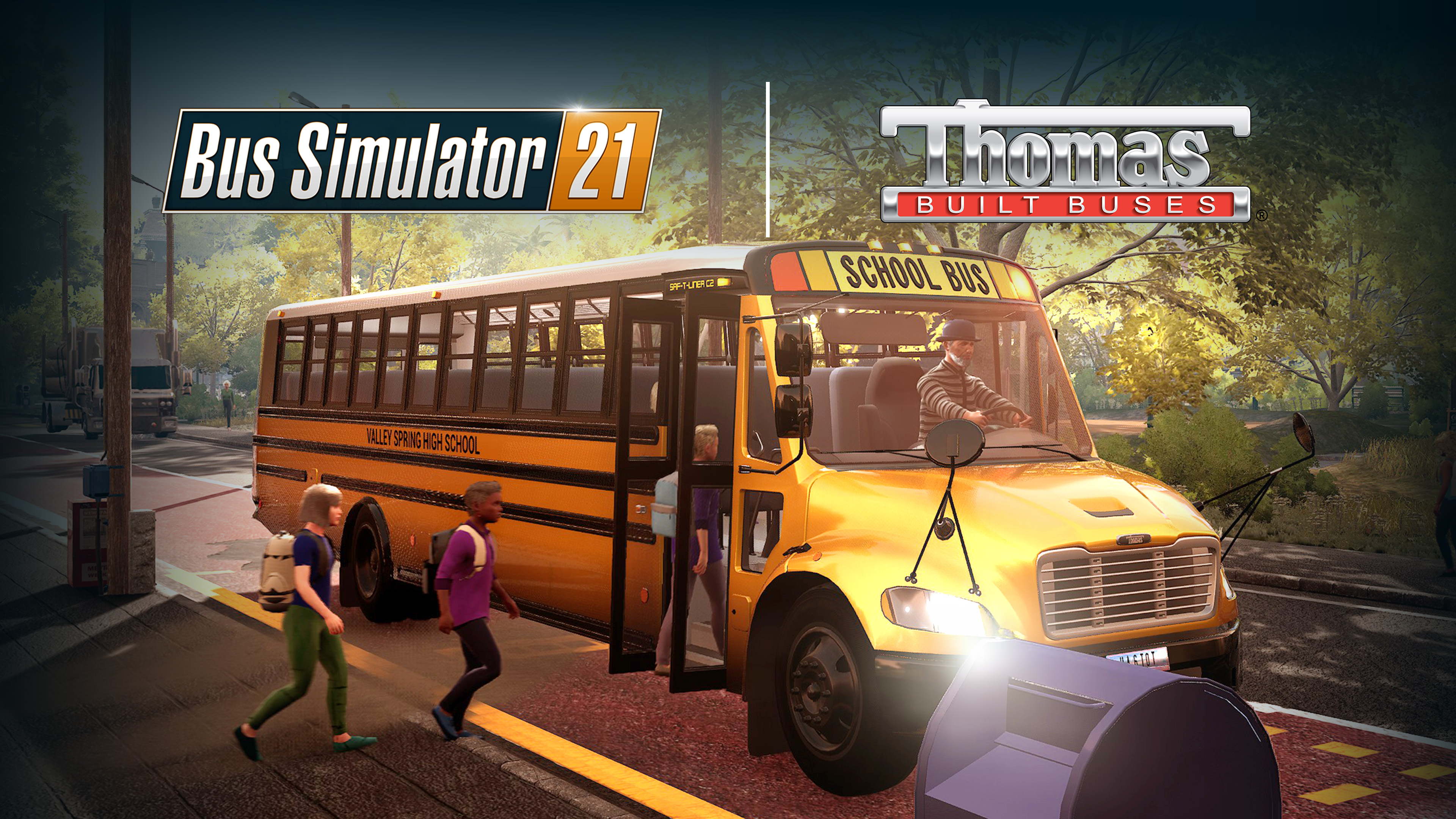 Bus Simulator 21 Next Stop dévoile le pack de bus Thomas Built Buses®, disponible dès maintenant