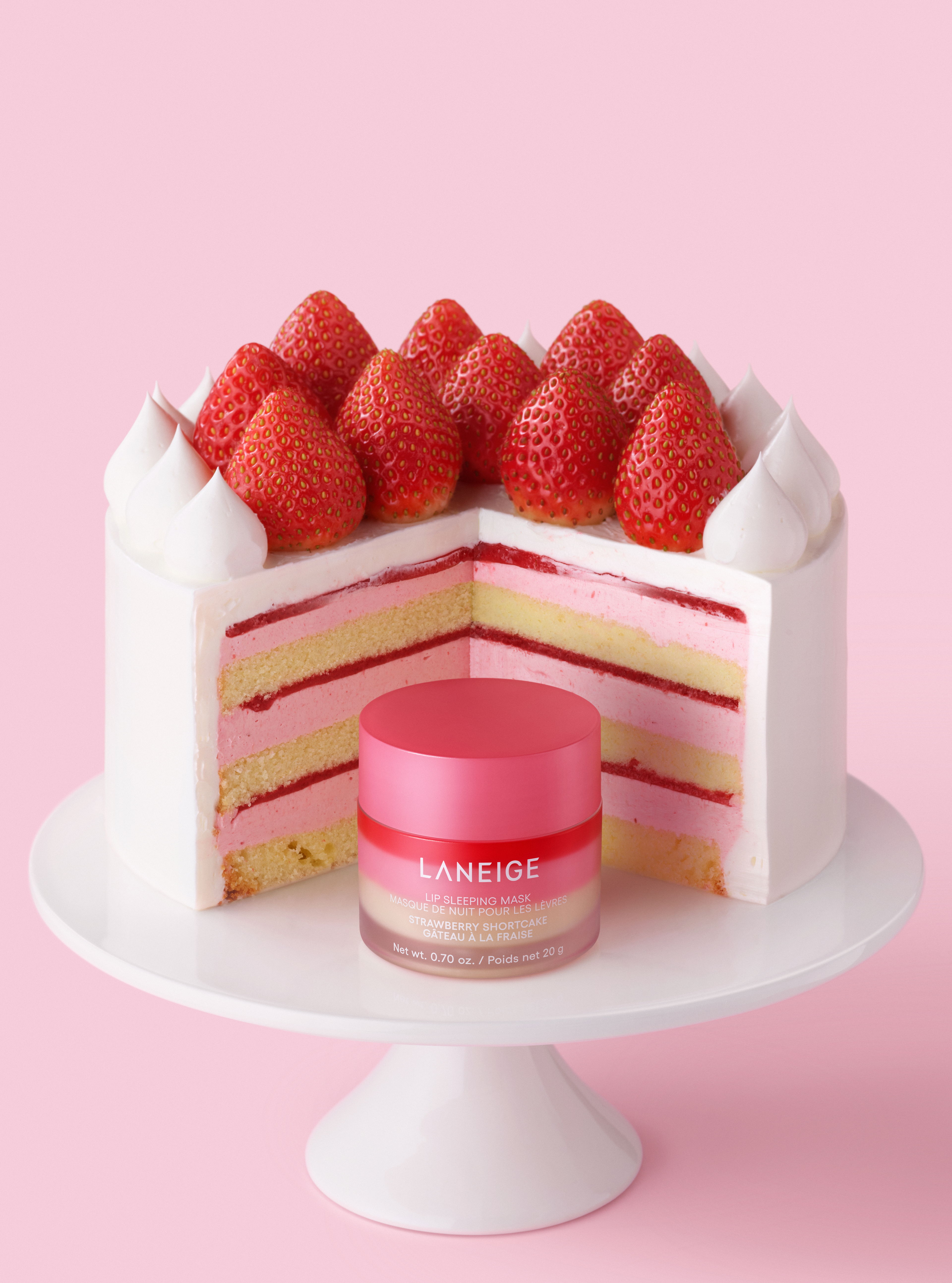 Descubre la nueva edición de LANEIGE: Lip Sleeping Mask Strawberry Shortcake