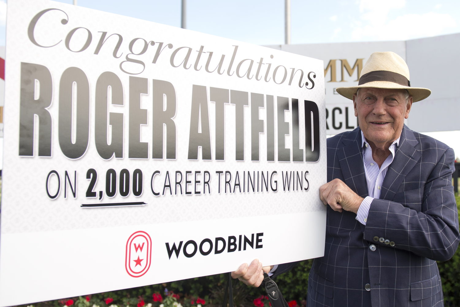 The Legendary Roger Attfield reaches the 2000 career win plateau with a Nassau Stakes win on Saturday at Woodbine. (Michael Burns Photo)