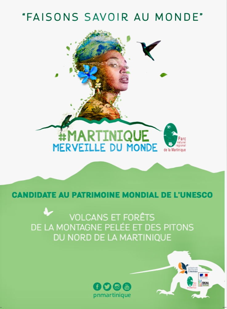 Campagne de sensibilisation de la candidature de la Martinique au patrimoine mondial de l'UNESCO "Faisons Savoir au Monde"