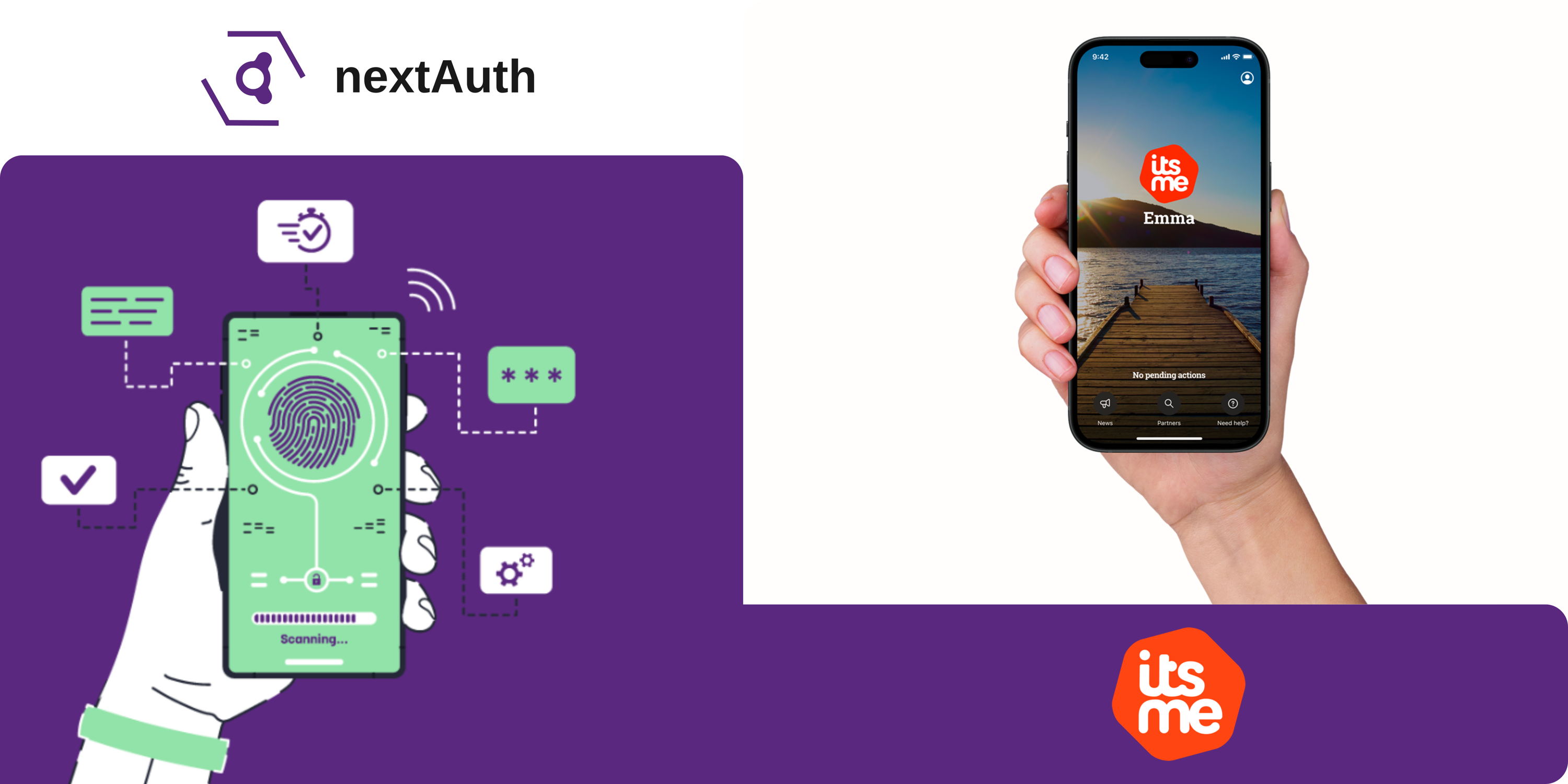 Reprise dans le monde de l’authentification multifacteur :L’appli d’identité itsme® reprend l’acteur technologique de pointe nextAuth
