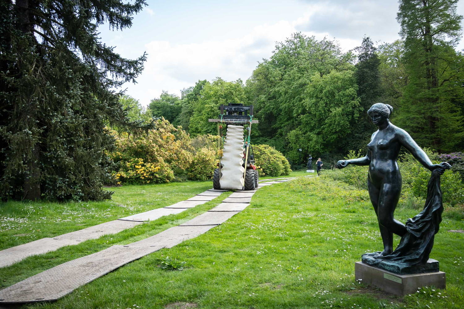 Verplaatsing 'De witte vlam' (1975), Yasuo Mizui, foto Tom Cornille