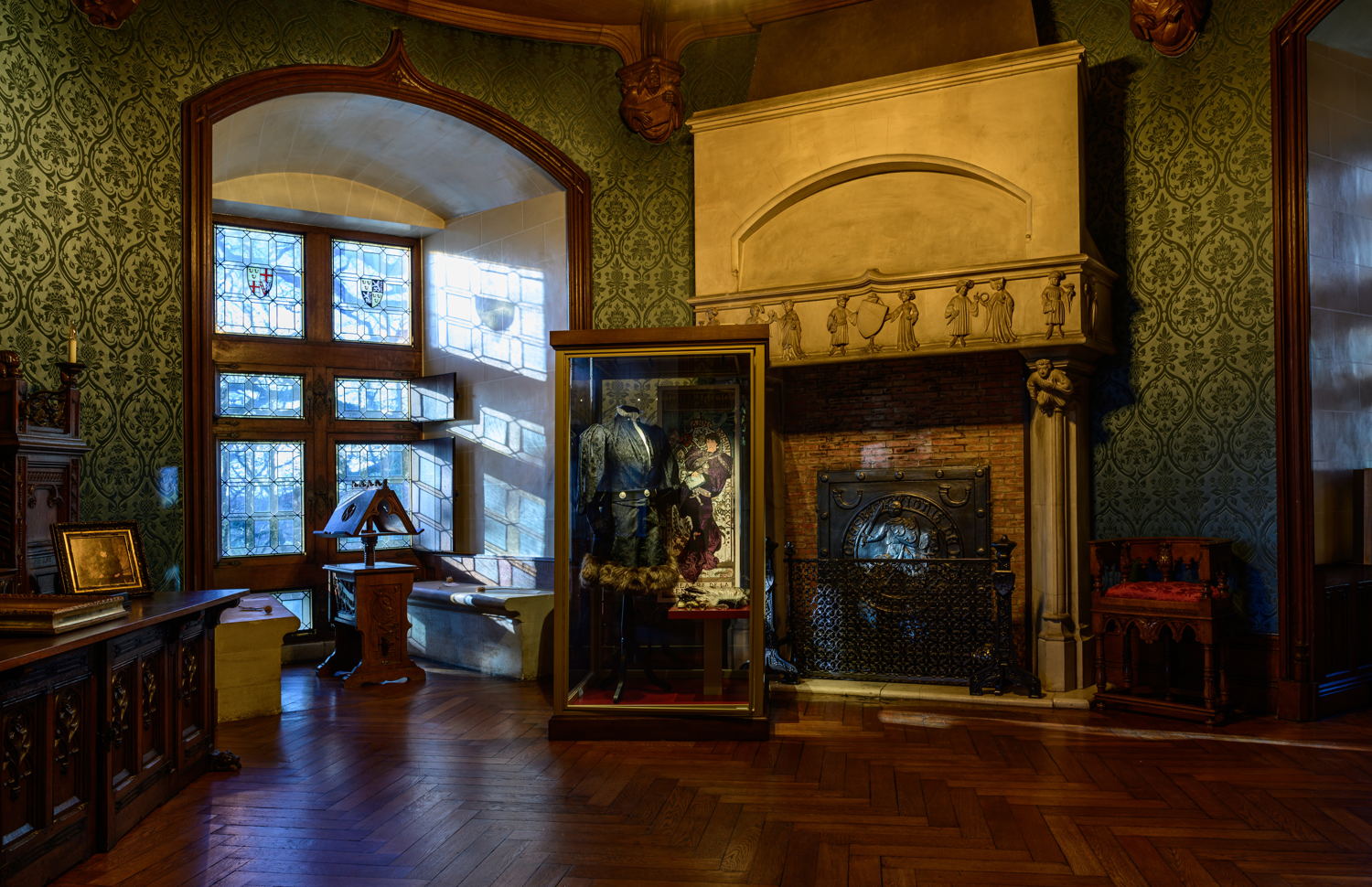Blauwe Kamer, Kasteel van Gaasbeek, foto Jo Exelmans