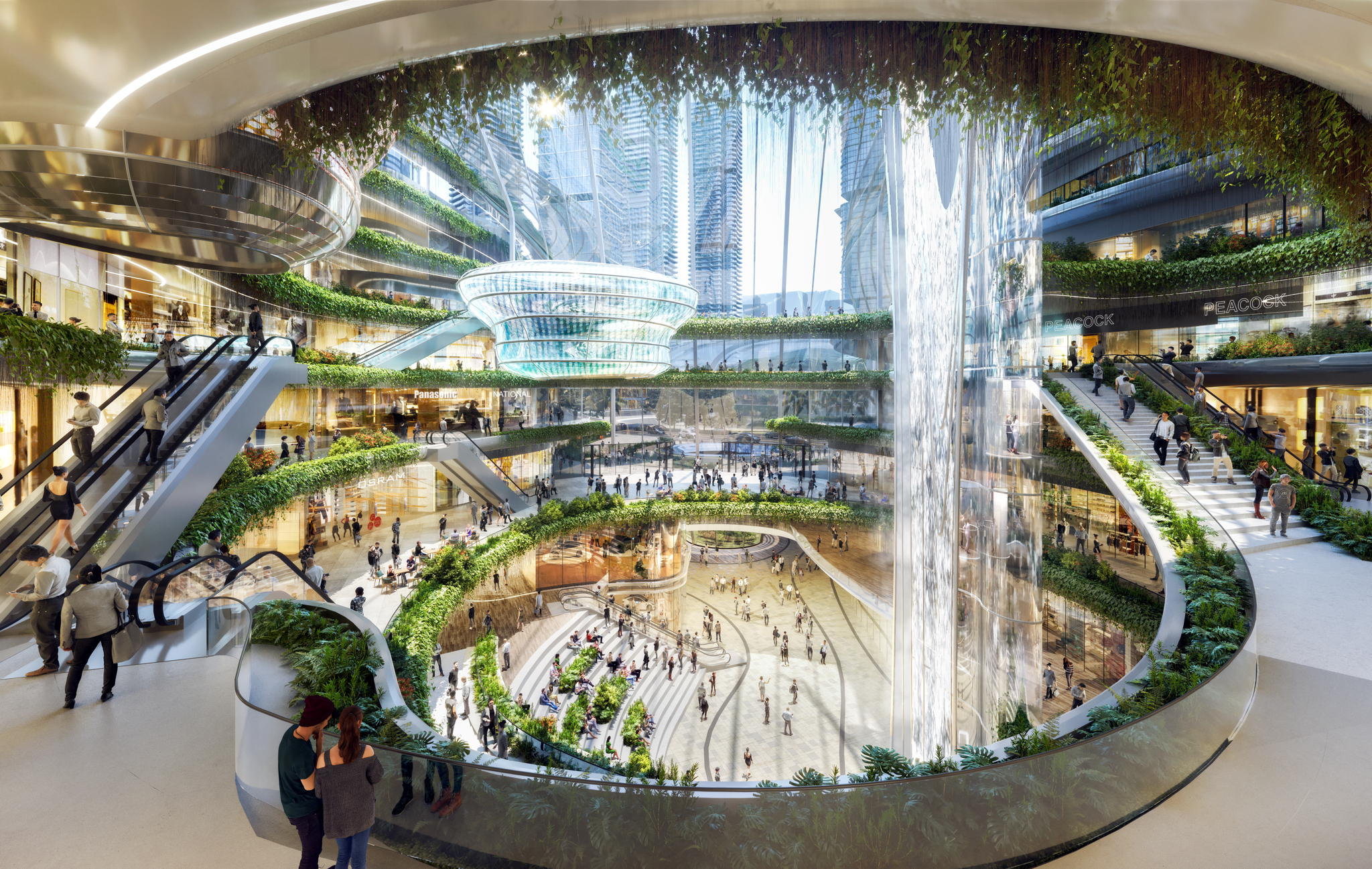 Pinghu Hub by Ronald Lu & Partners, Shenzhen, China 绿谷效果国 Pinghu Hub by Ronald Lu & Partners, Shenzhen, China 绿谷效果国