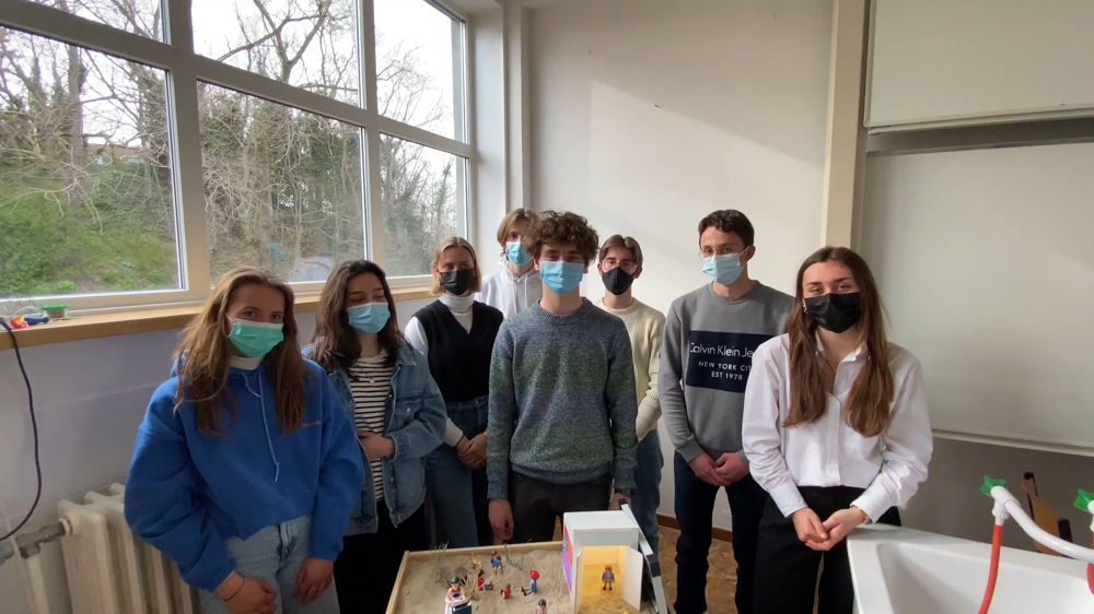 Deelnemers uit het Immaculata Instituut De Panne